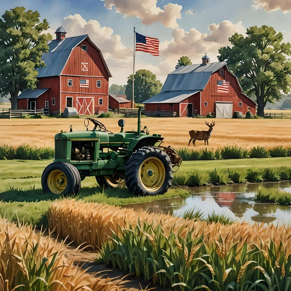 Tractor | Diamond Painting