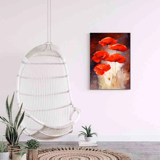 Red Flower | Diamond Painting