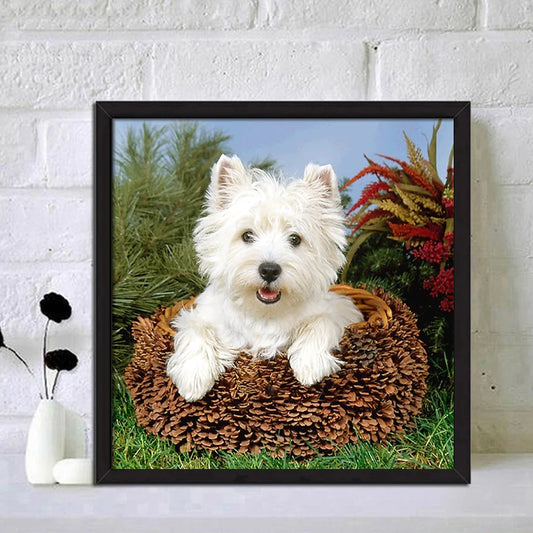 White Dog Westie | Diamond Painting