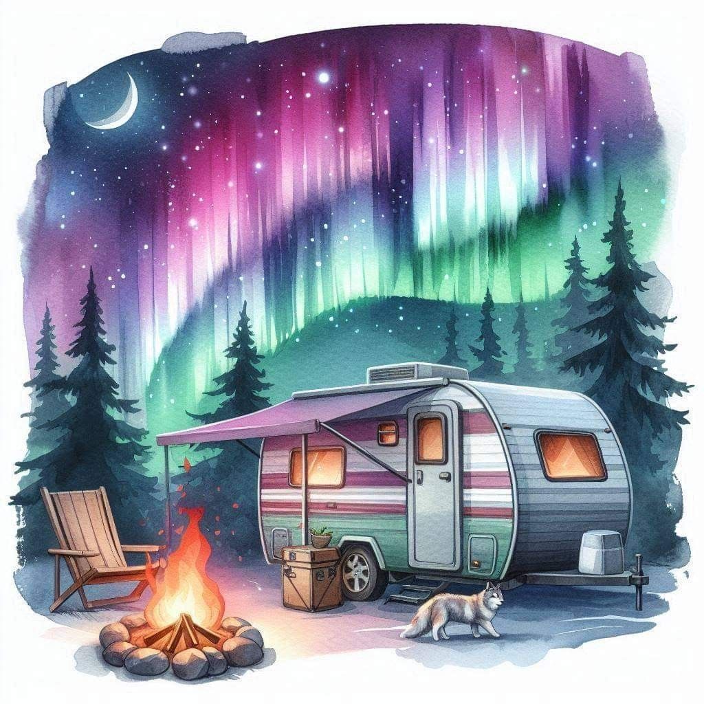 Caravan Camping | Diamond Painting