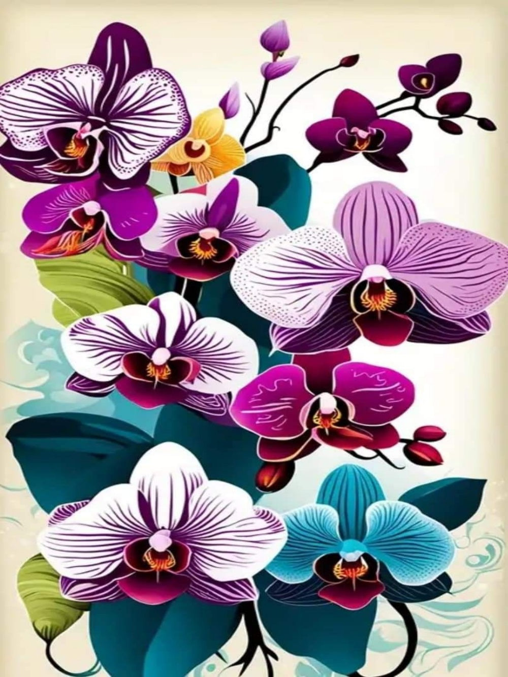 Orchids | Diamond Painting
