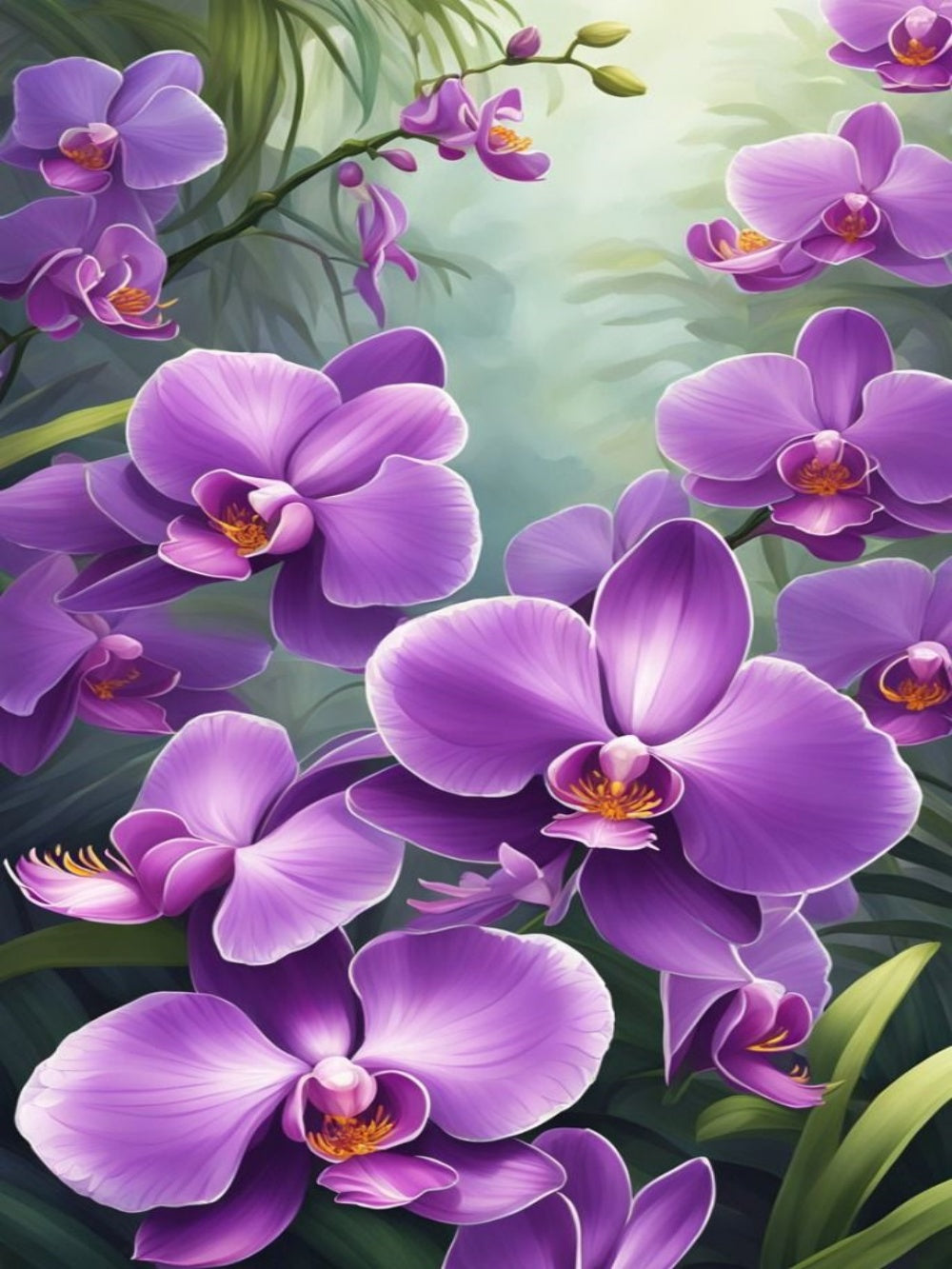 Orchids | Diamond Painting