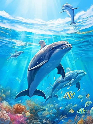 Dolphin | Cross Stitch Embroidery