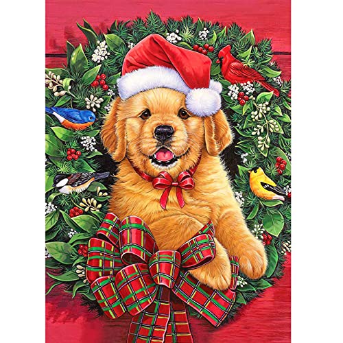 Dog Golden Retriever | Cross Stitch Embroidery