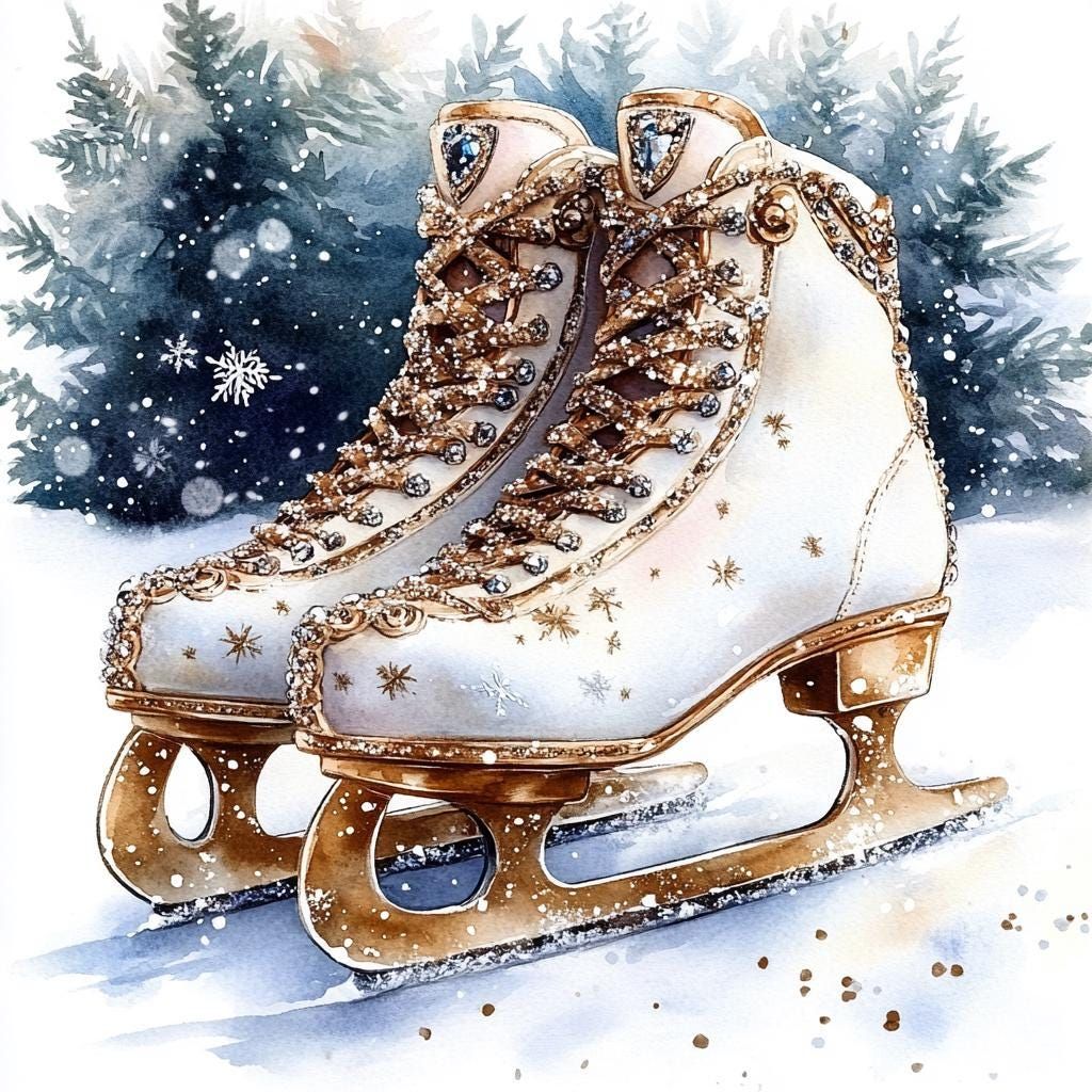 Ice Skates | Diamond Painting