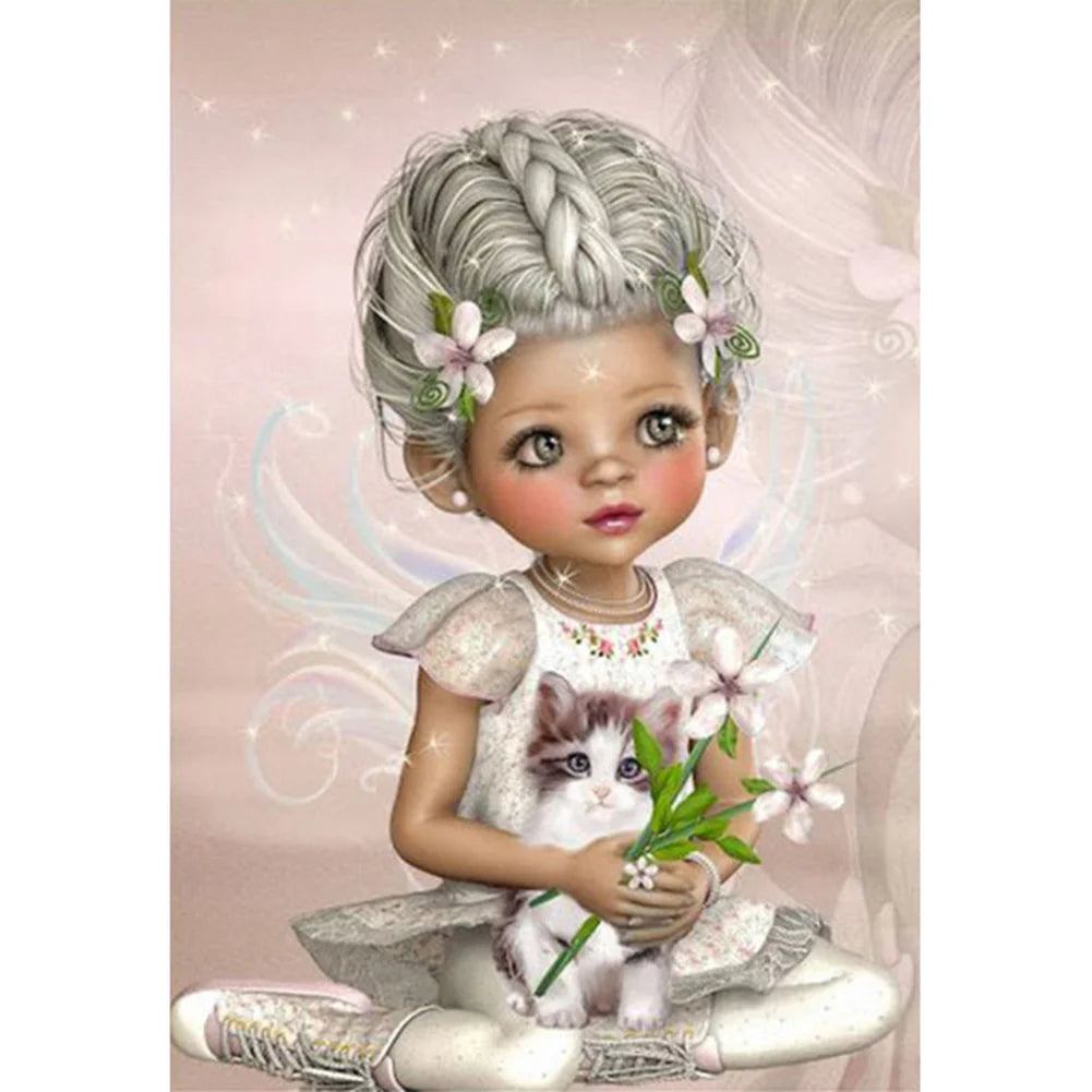 Beautiful Girl | Cross Stitch Embroidery