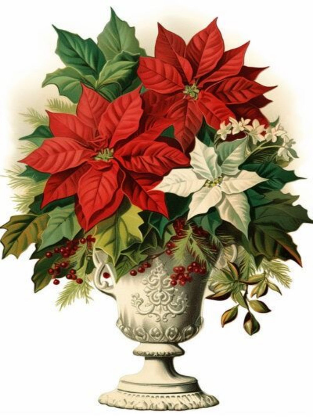 Poinsettia | Diamond Painting