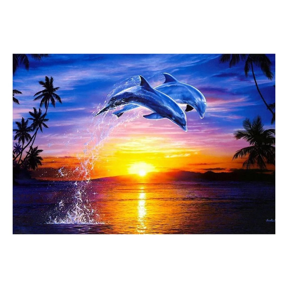 Dolphin | Cross Stitch Embroidery