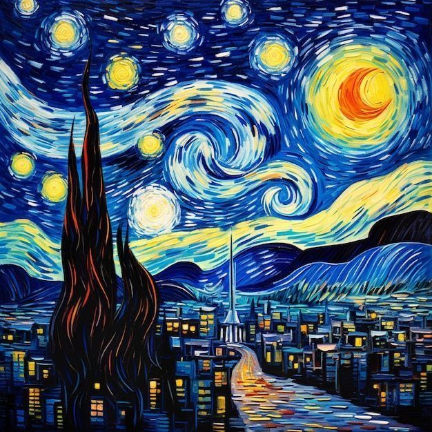 Starry Night | Diamond Painting