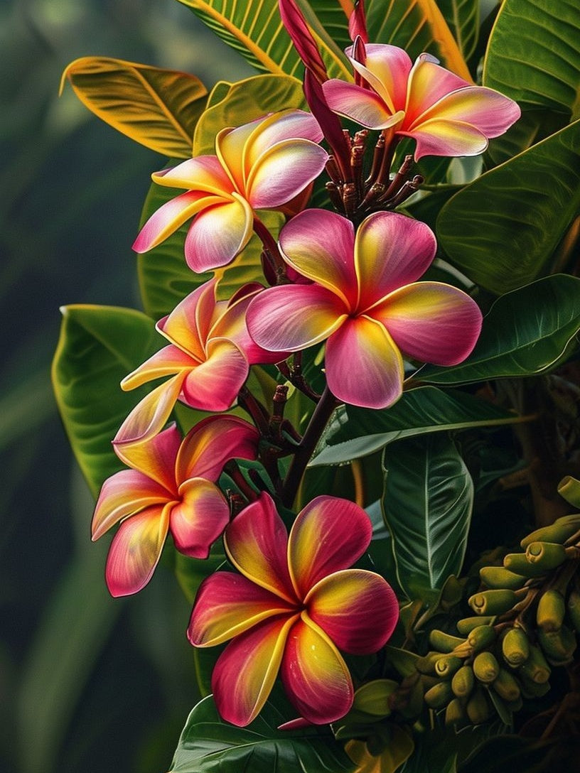 Frangipani | Diamond Painting