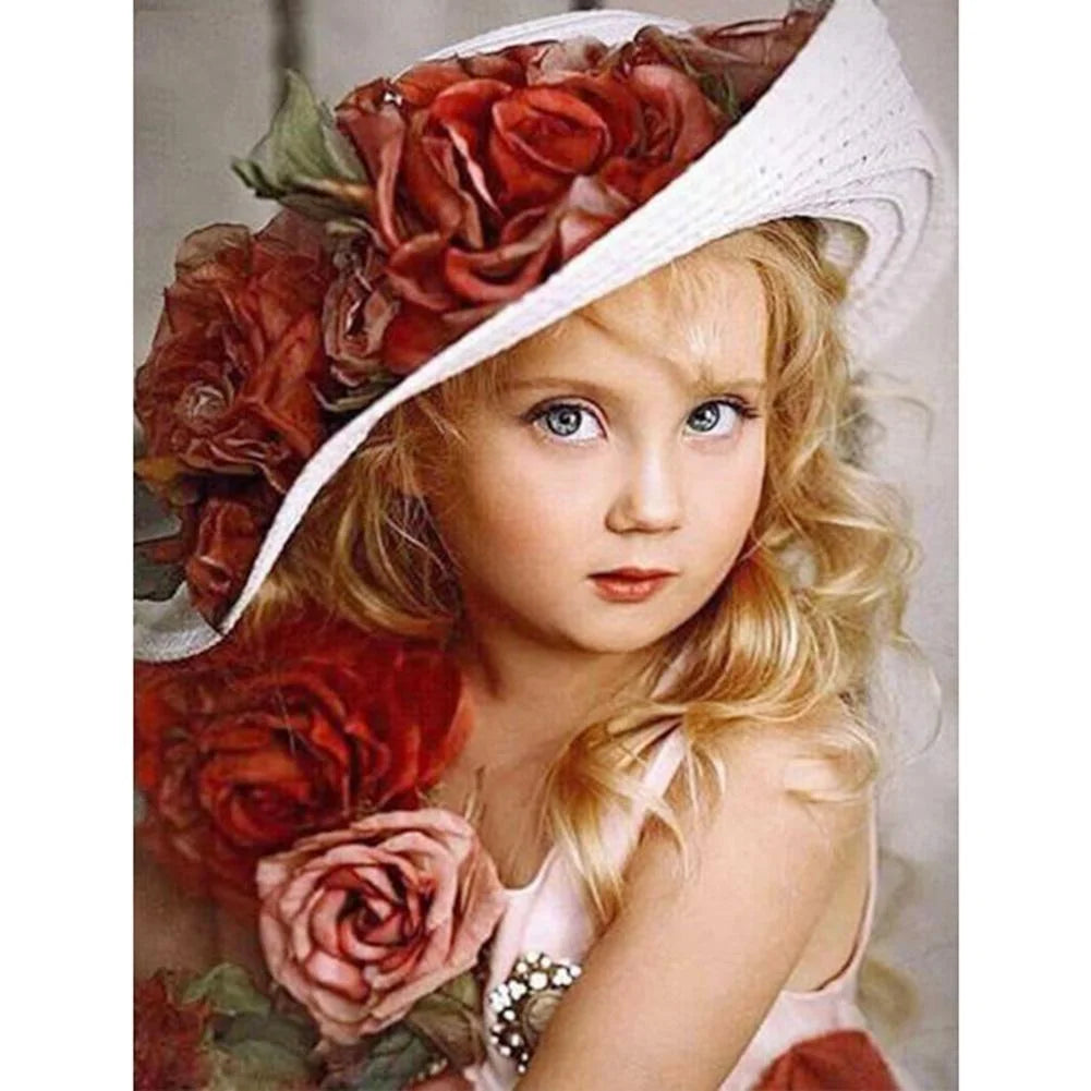 Beautiful Girl | Cross Stitch Embroidery