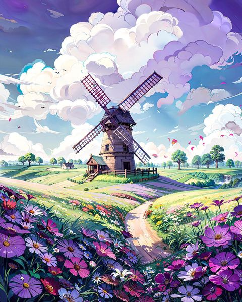 Windmill | Diamond Painting