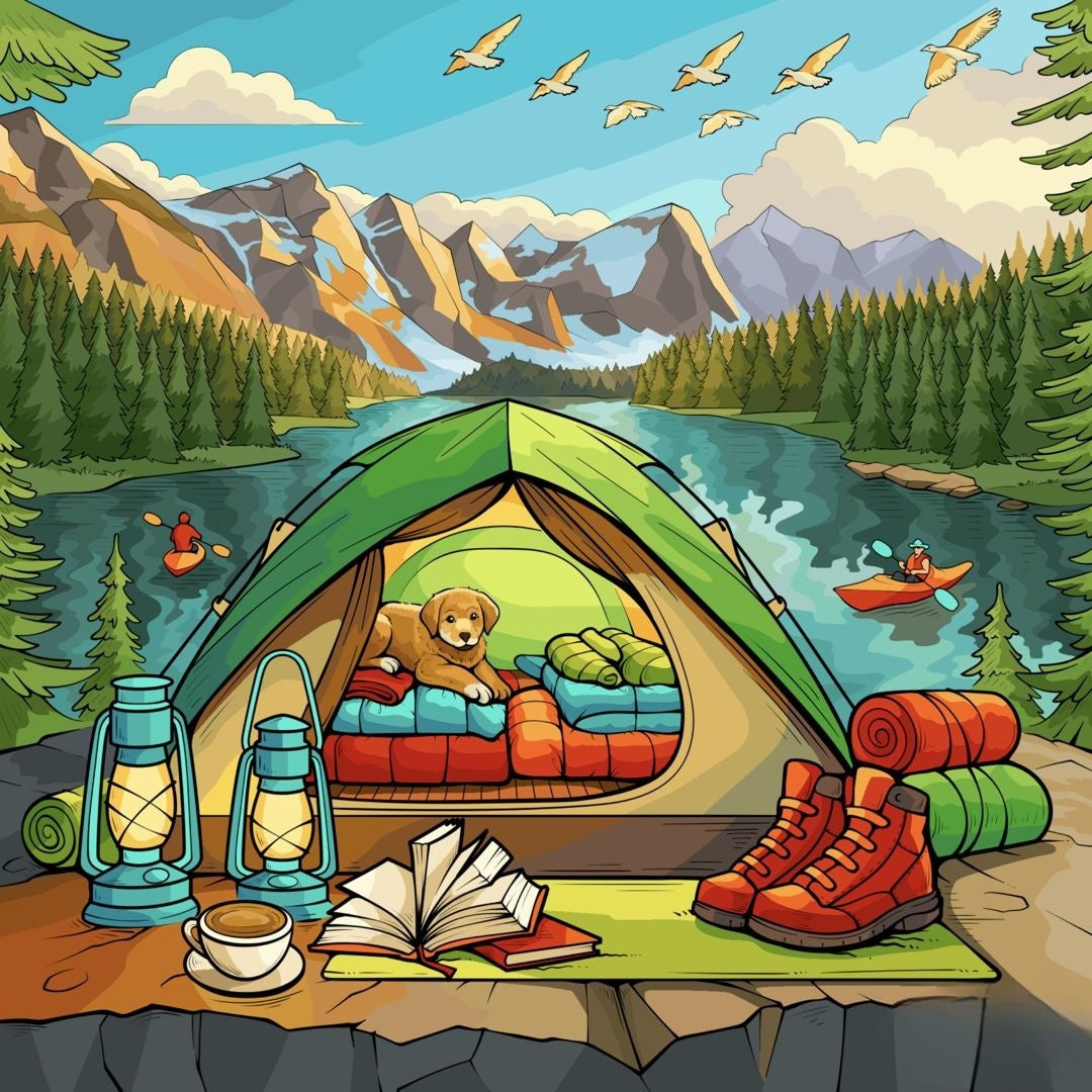 Tent Camping | Diamond Painting