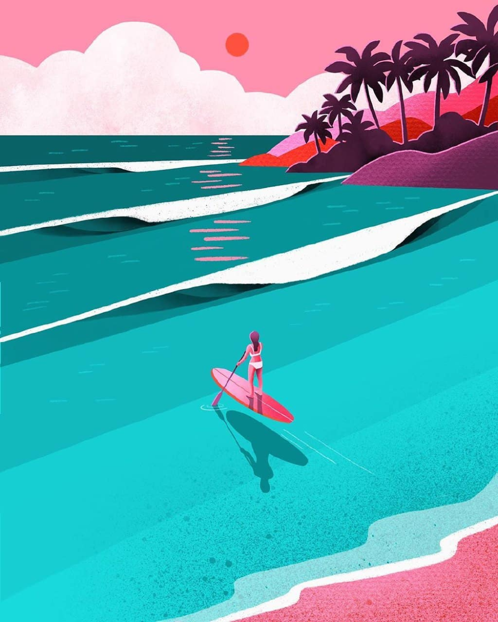 Surfboard | Diamond Painting