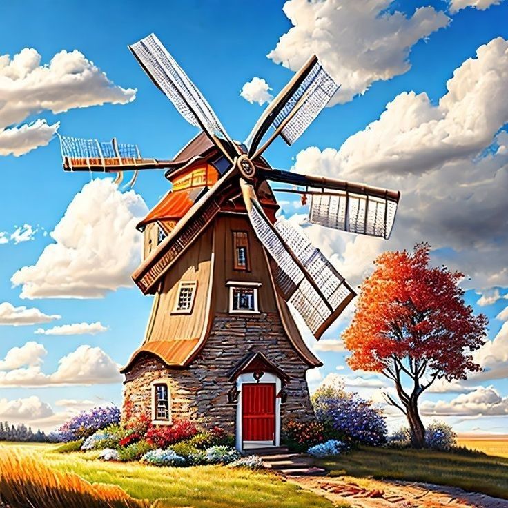 Windmill | Diamond Painting