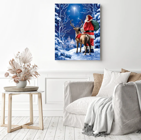 Santa Claus Deer Christmas | Diamond Painting