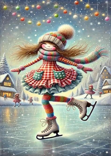 Ice Skates | Diamond Painting
