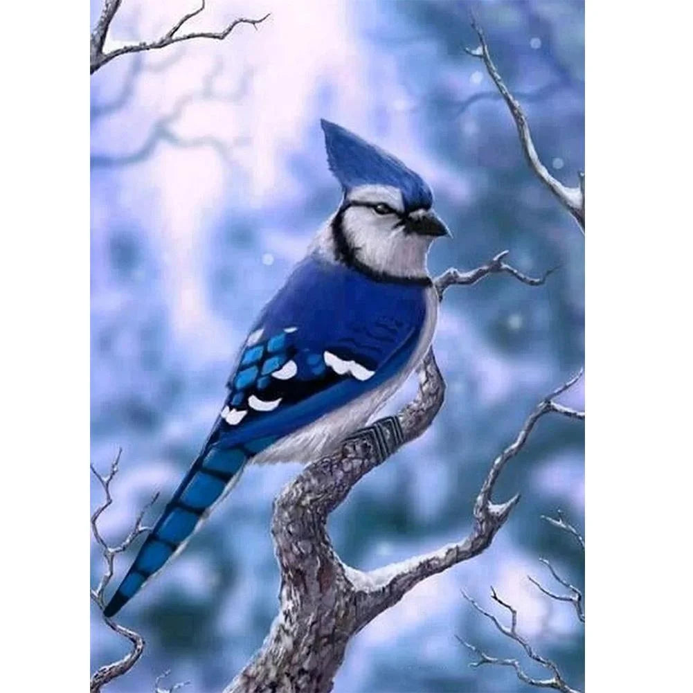 Blue Jay | Cross Stitch Embroidery
