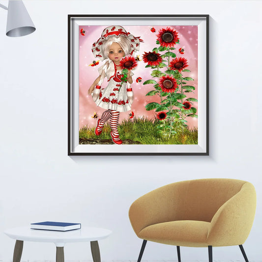 Beautiful Girl | Diamond Painting