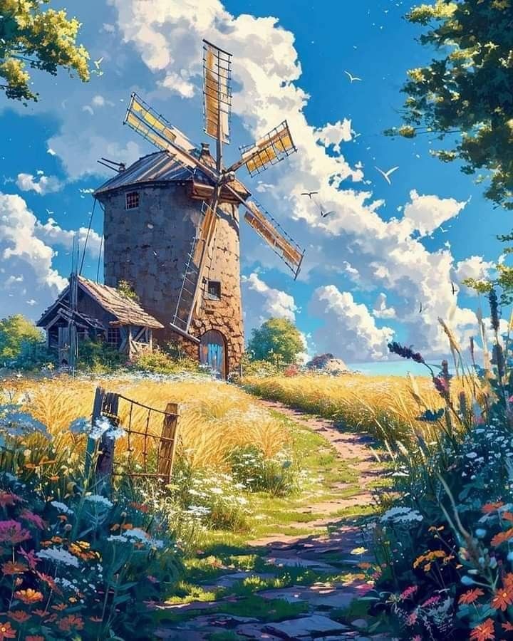 Windmill | Diamond Painting