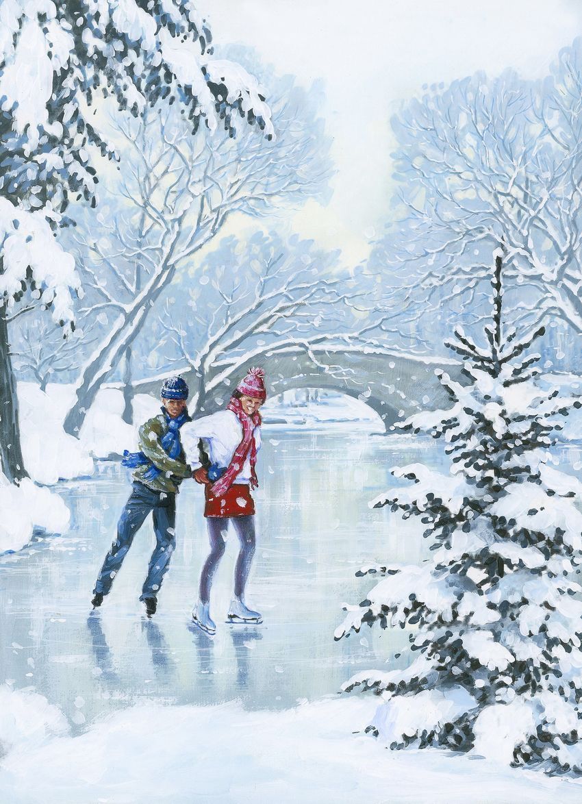 Ice Skates | Diamond Painting