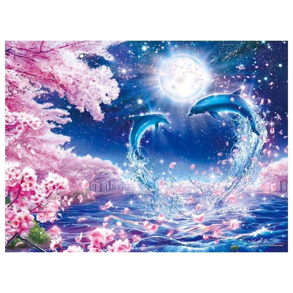 Dolphin | Cross Stitch Embroidery