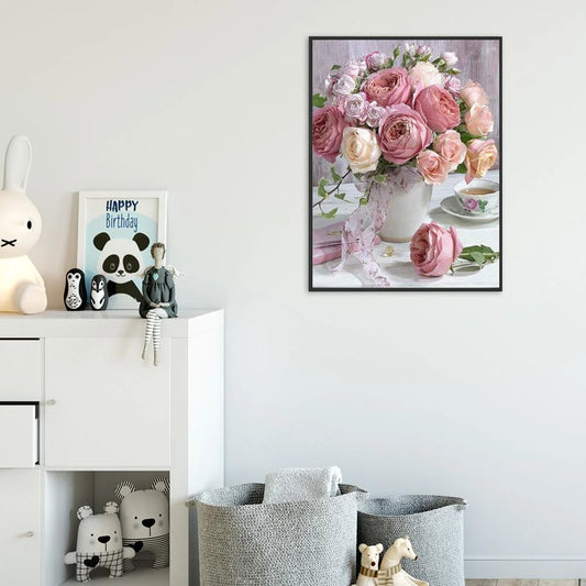 Pink Flower | Diamond Painting