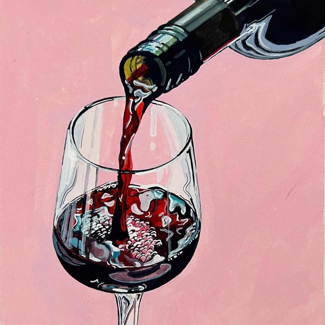 Wine Glass | Diamond Painting