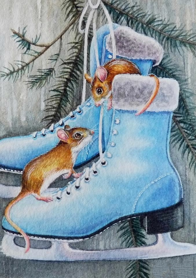 Ice Skates | Diamond Painting
