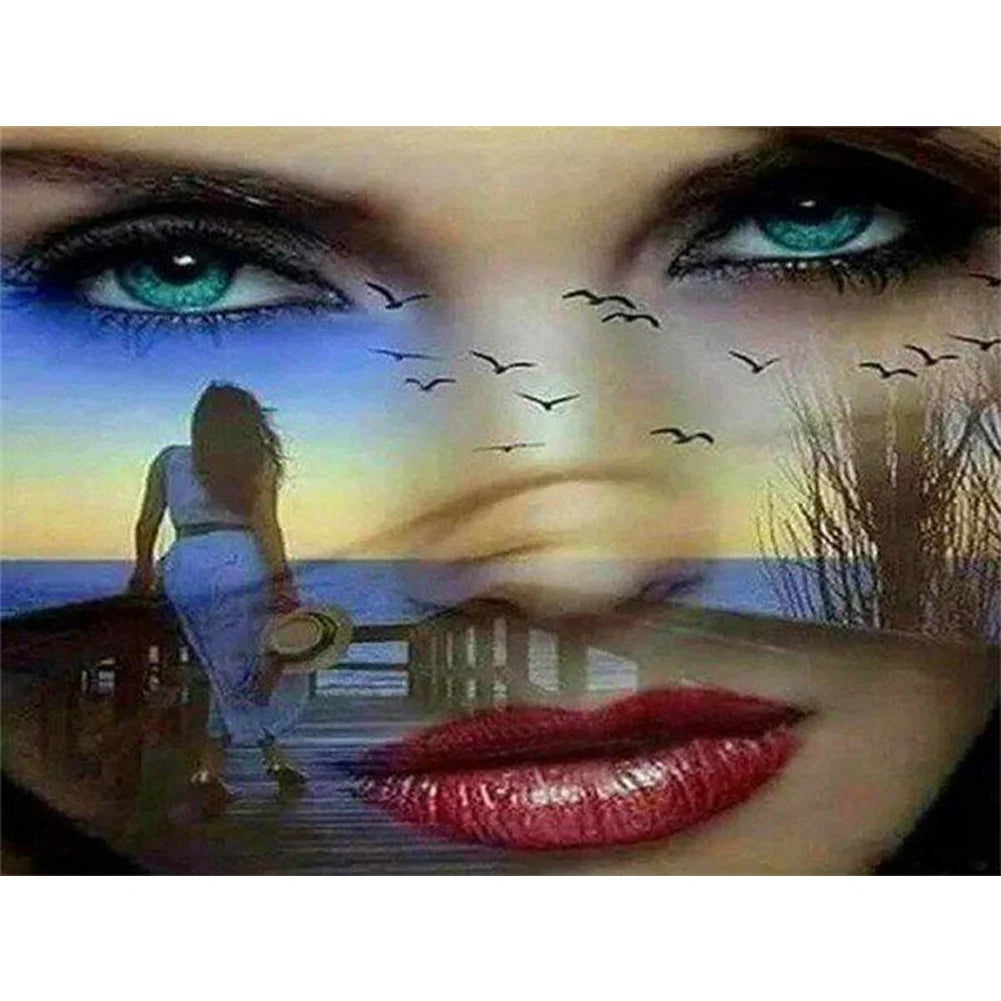 Beautiful Girl | Cross Stitch Embroidery