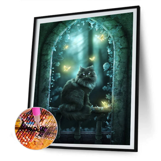 Midnight Cat | Diamond Painting