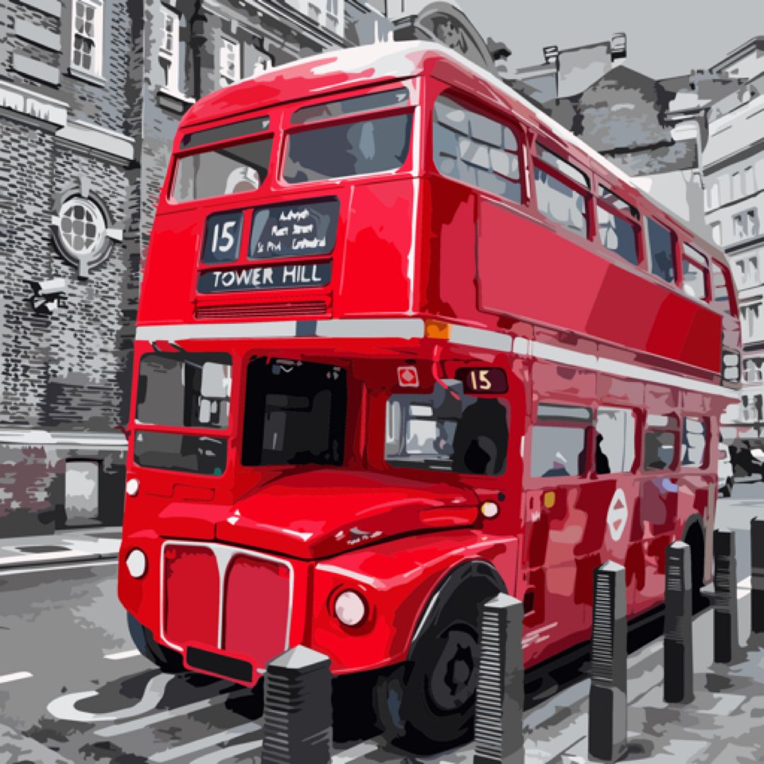London Bus | Diamond Painting