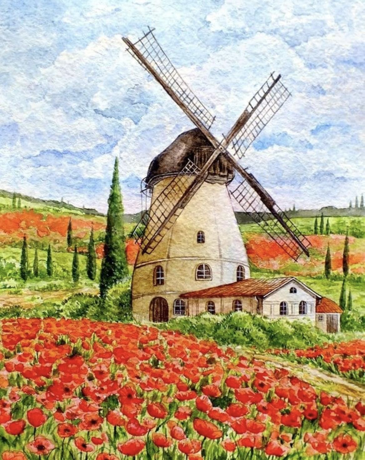 Windmill | Diamond Painting