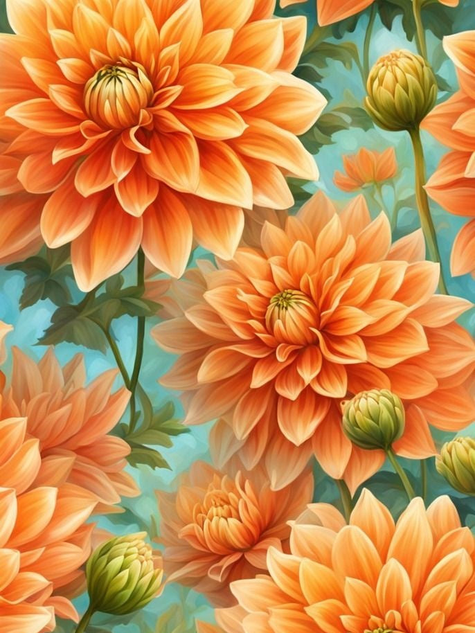 Dahlia | Diamond Painting