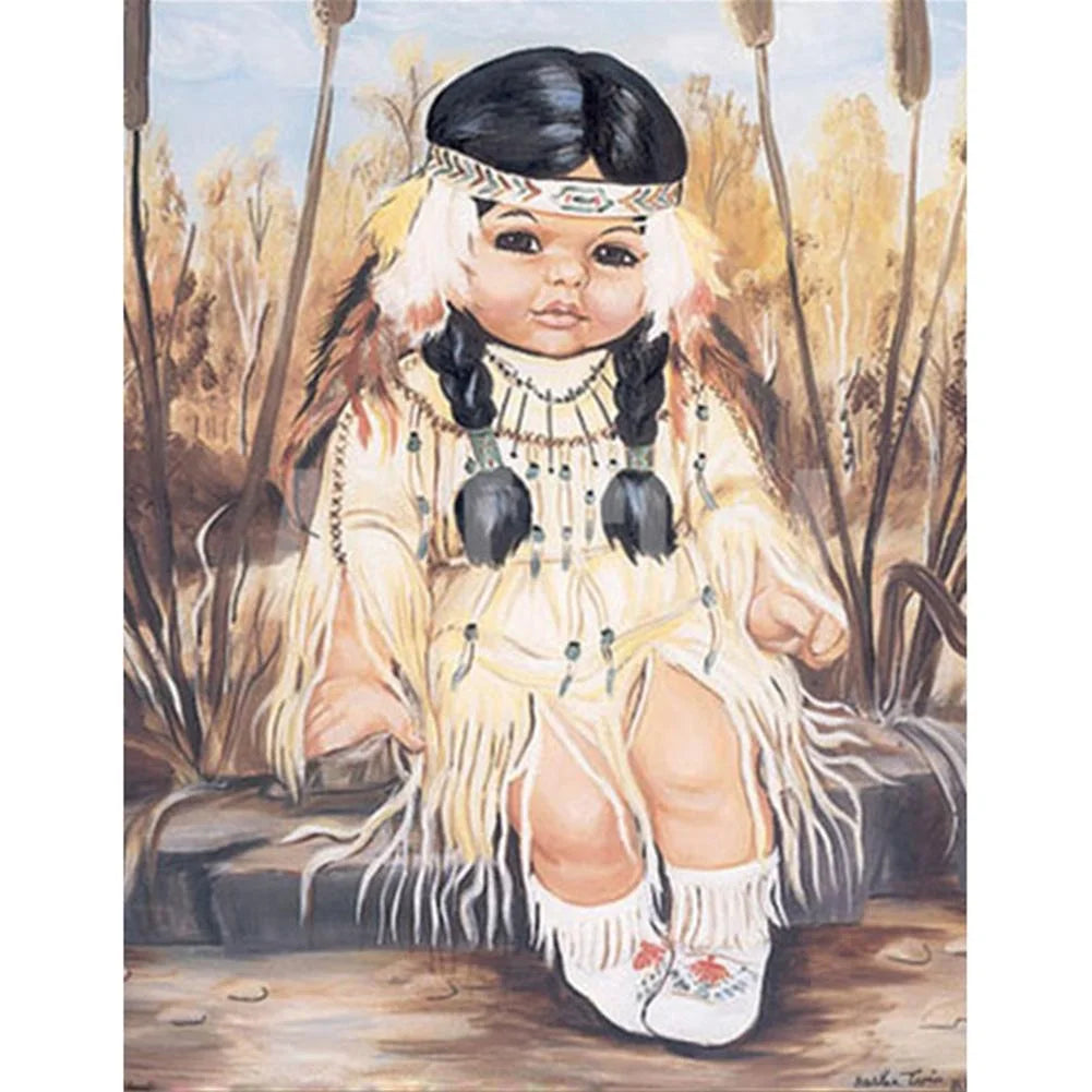 Beautiful Girl | Cross Stitch Embroidery