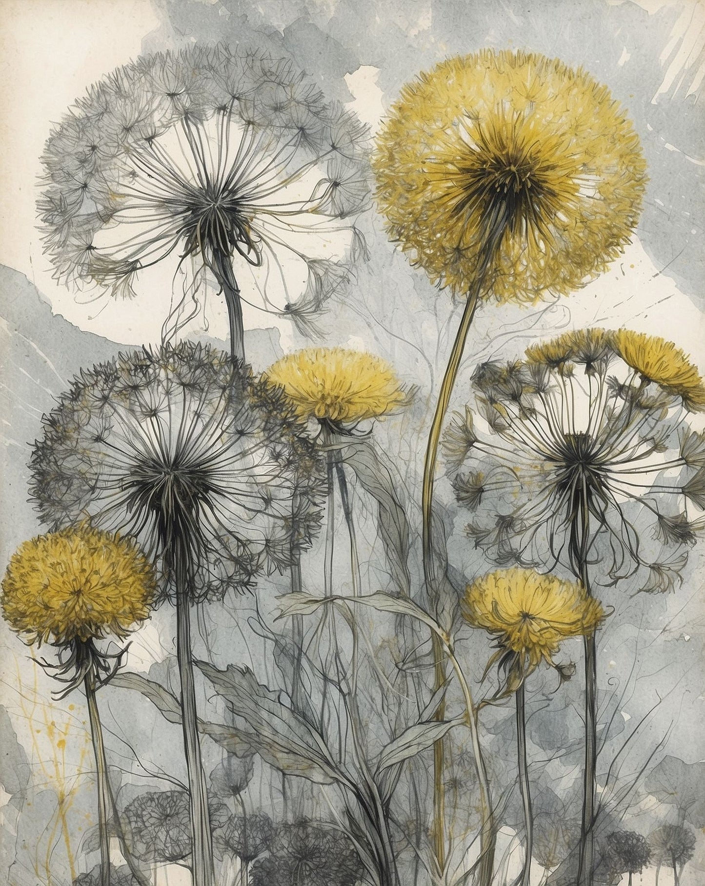 Dandelion | Diamond Painting
