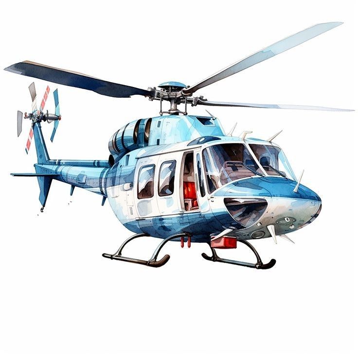 Helicopter | Diamond Painting