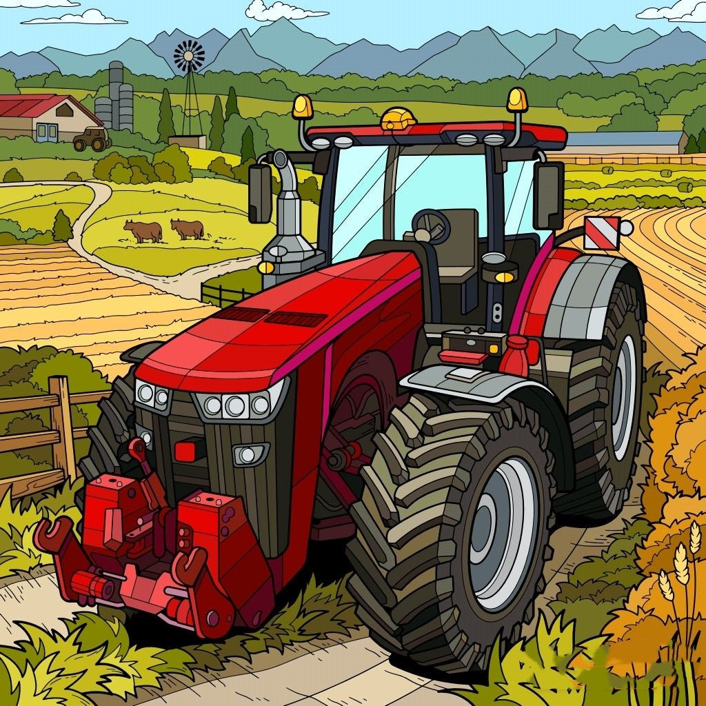 Tractor | Diamond Painting