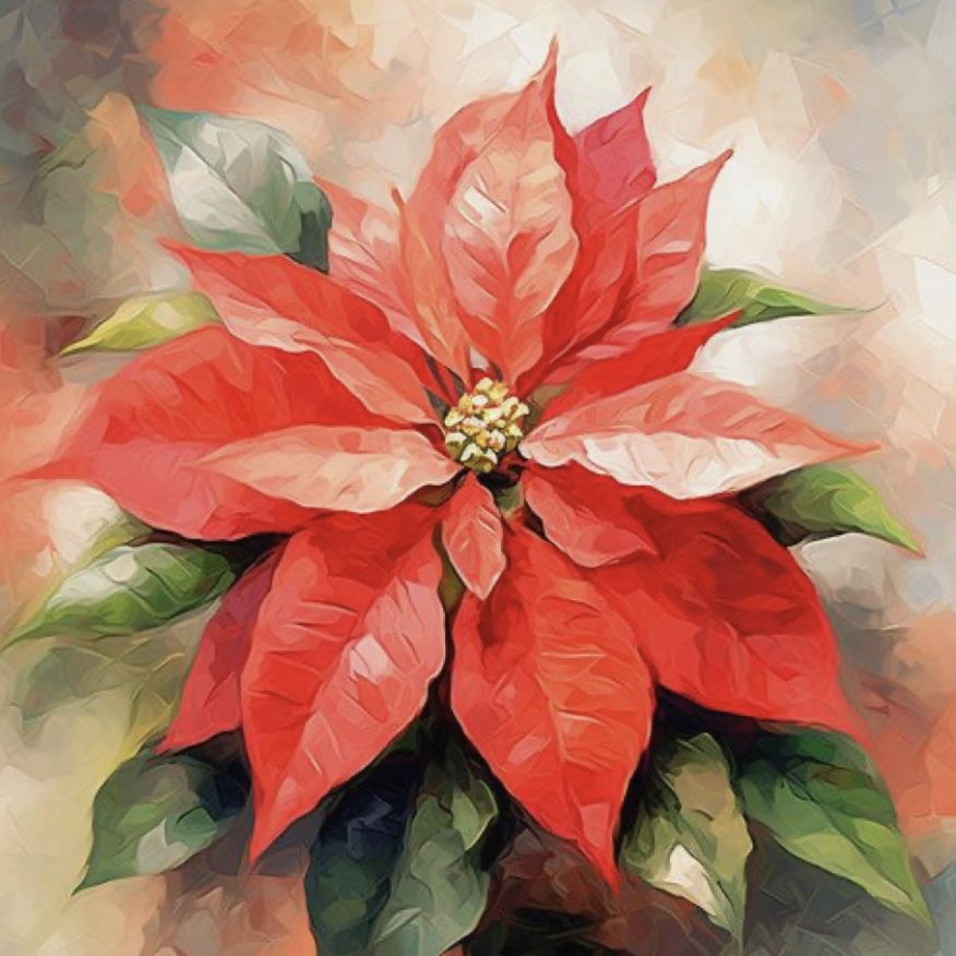 Poinsettia | Diamond Painting