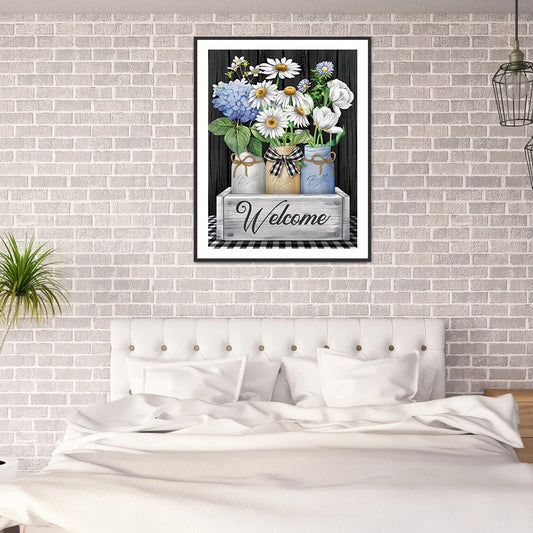 Flowers In The Bottle | Diamond Painting