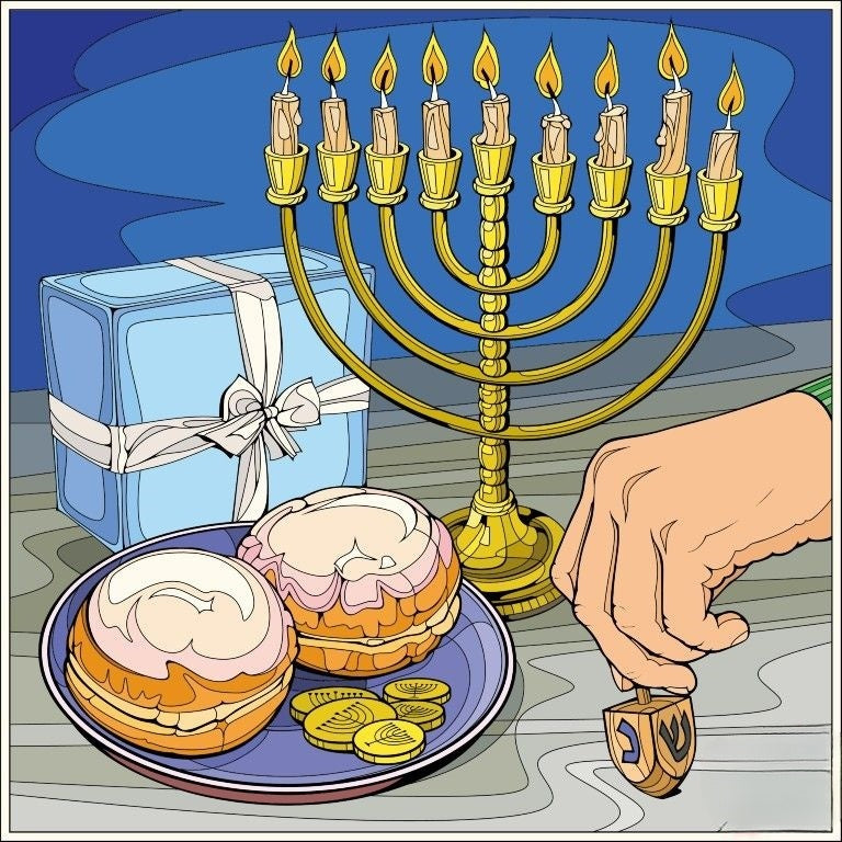 Jewish Hanukkah Judaica | Diamond Painting