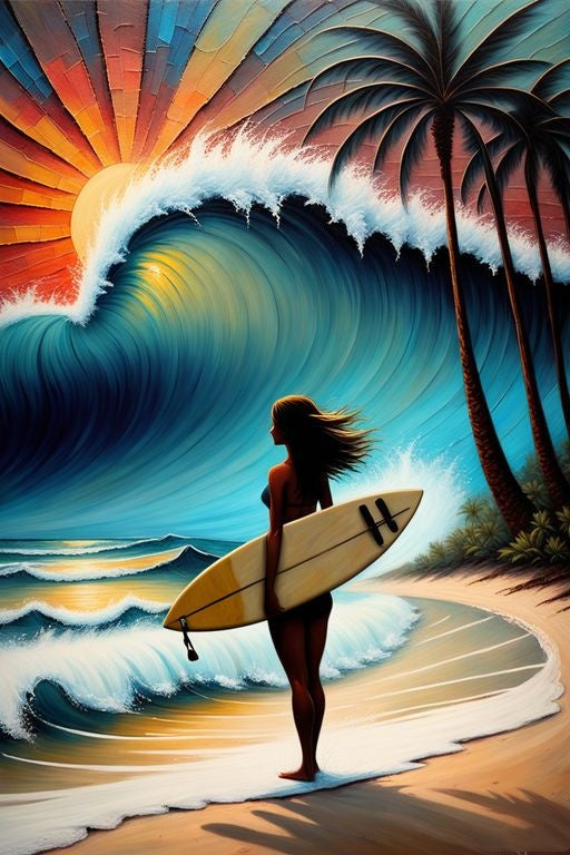 Surfboard | Diamond Painting