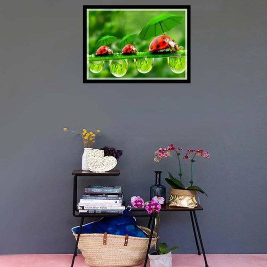 Ladybug Flower | Diamond Painting