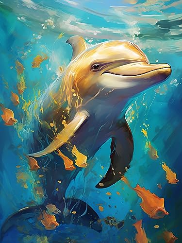 Dolphin | Cross Stitch Embroidery