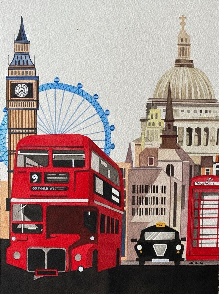 London Bus | Diamond Painting