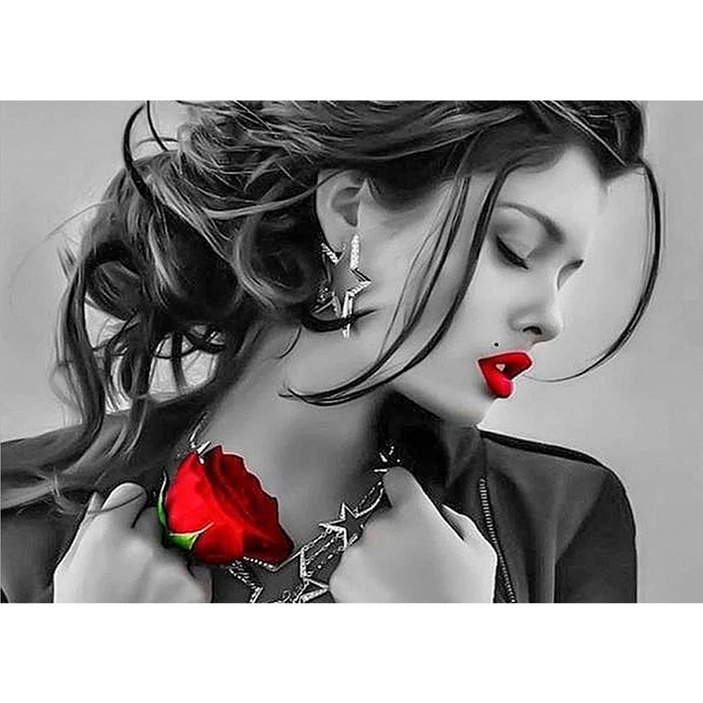 Beautiful Girl | Cross Stitch Embroidery