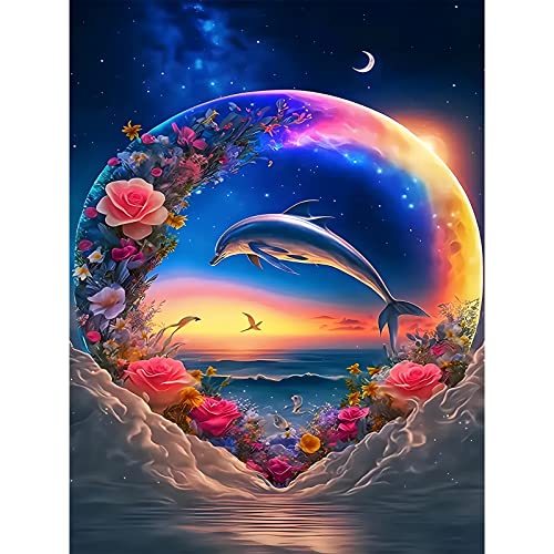 Dolphin | Cross Stitch Embroidery