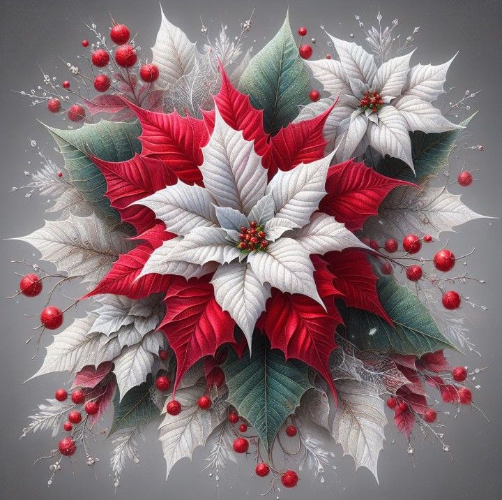 Poinsettia | Diamond Painting