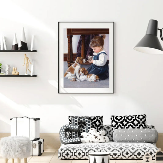 Beautiful Girl | Diamond Painting