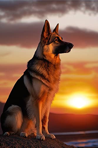 Dog German Shepherd | Cross Stitch Embroidery